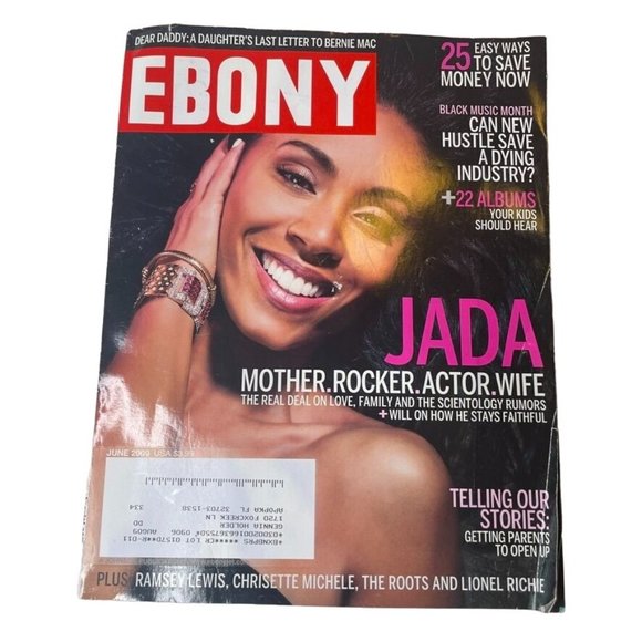 Ebony African American Magazine June 2009 Jada Pinkett Smith Vol 64 No 8 u - Picture 1 of 8